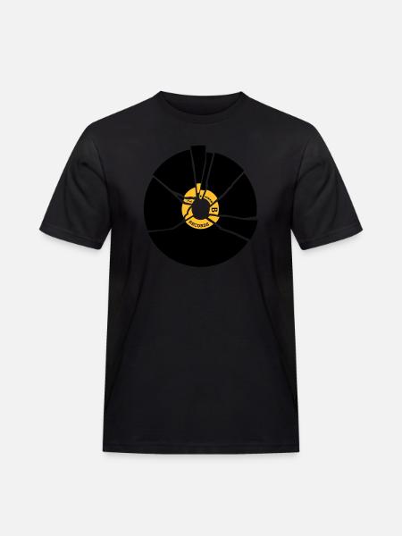 record vinyl - T-shirt Workwear homme - noir