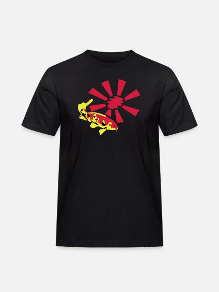 Koi Carp - Men's Workwear T-Shirt - black
