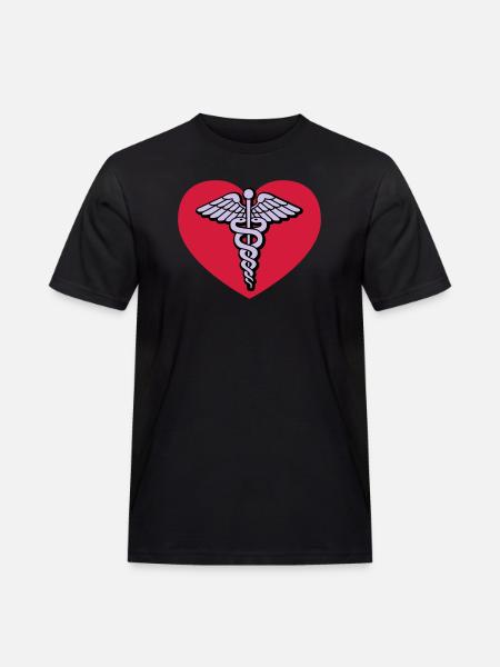 Doctor of love - Men's Workwear T-Shirt - black