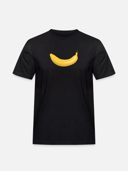 Banana smile - Men's Workwear T-Shirt - black