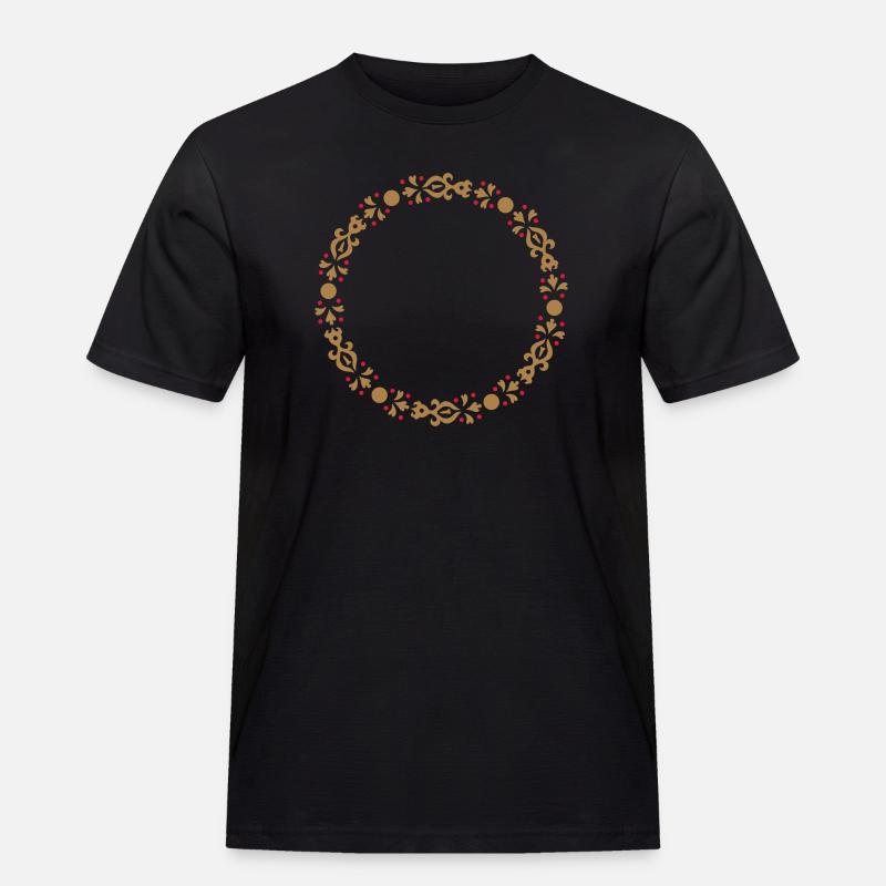 Nummer Eins 1 - Männer Workwear T-Shirt - Schwarz