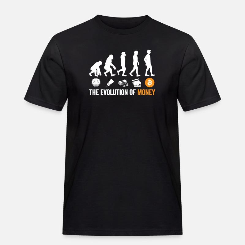 Evolution de l’argent bitcoin - T-shirt Workwear homme - noir