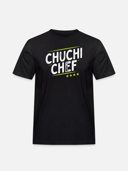 Küchenchef - Chuchi Chef - Schweizerdeutsch - Männer Workwear T-Shirt - Schwarz