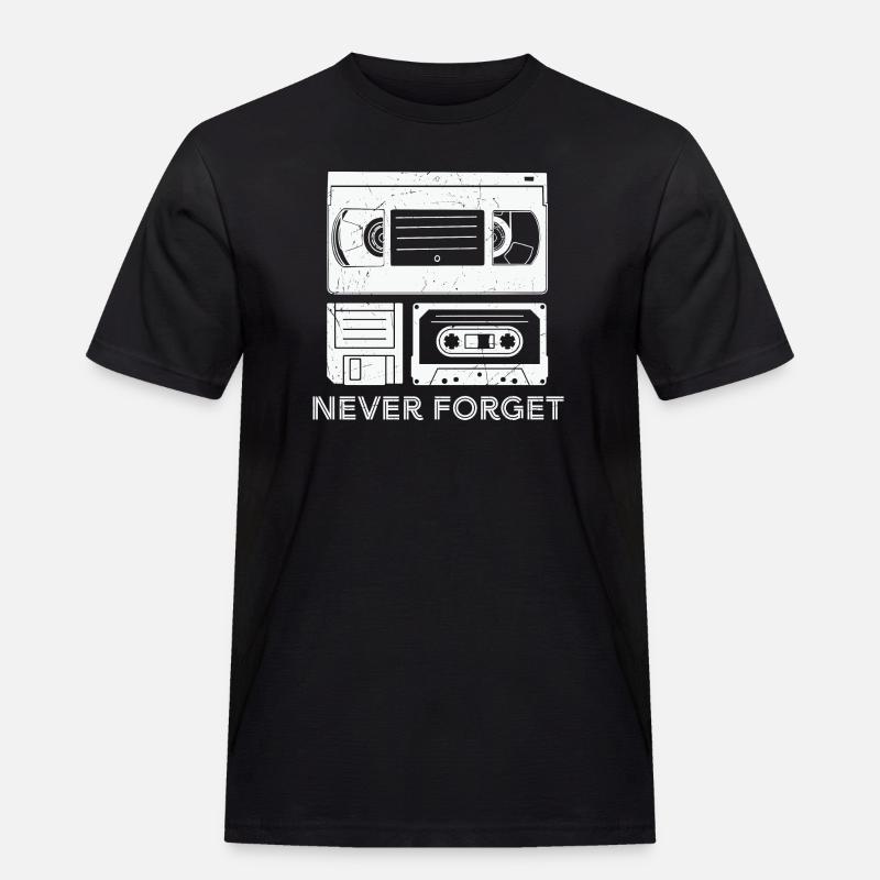 Conception créative de cassette - T-shirt Workwear homme - noir