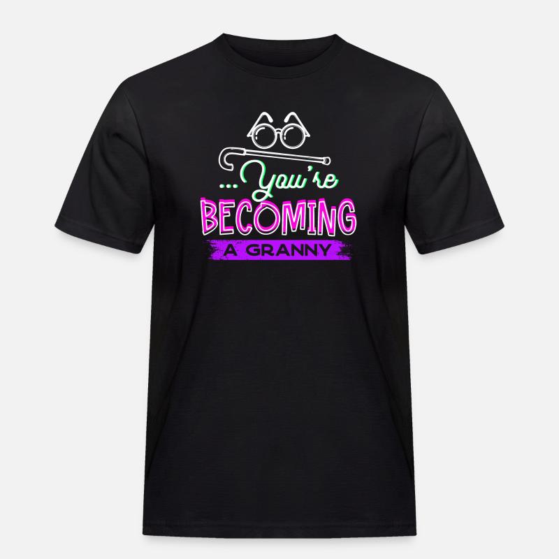 Glückwunsch Großmutter Oma Statement Brille - Männer Workwear T-Shirt - Schwarz