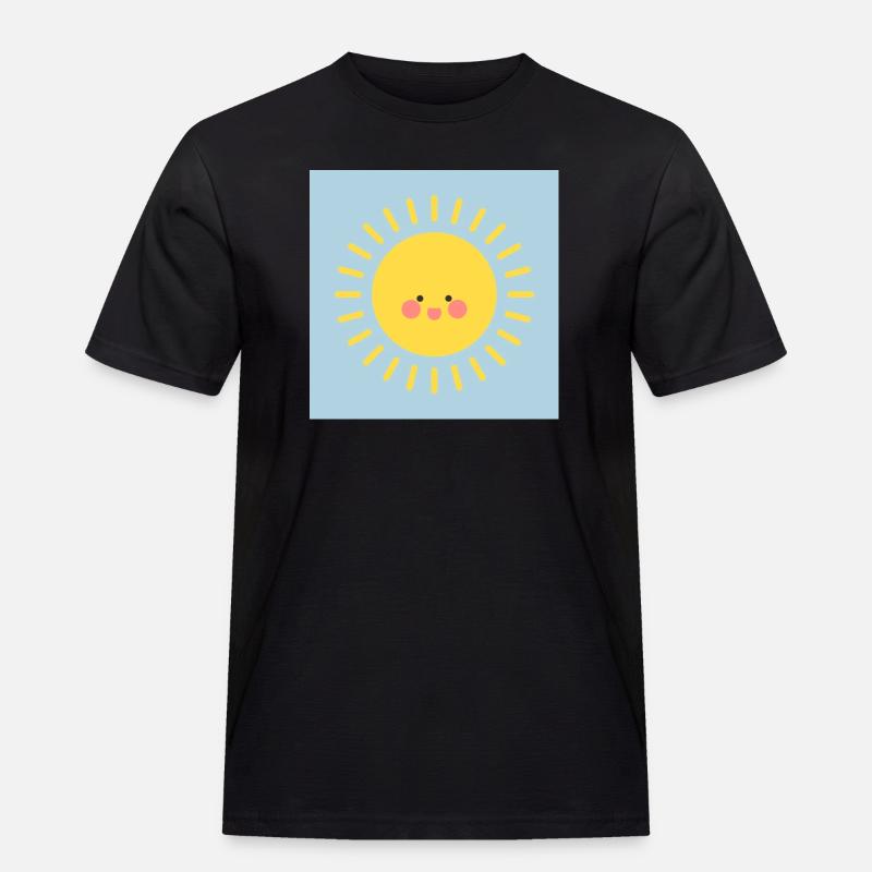 J.H - Männer Workwear T-Shirt - Schwarz