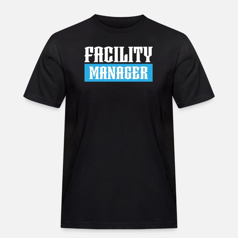 facility manager tshirt black - Men's Workwear T-Shirt - black