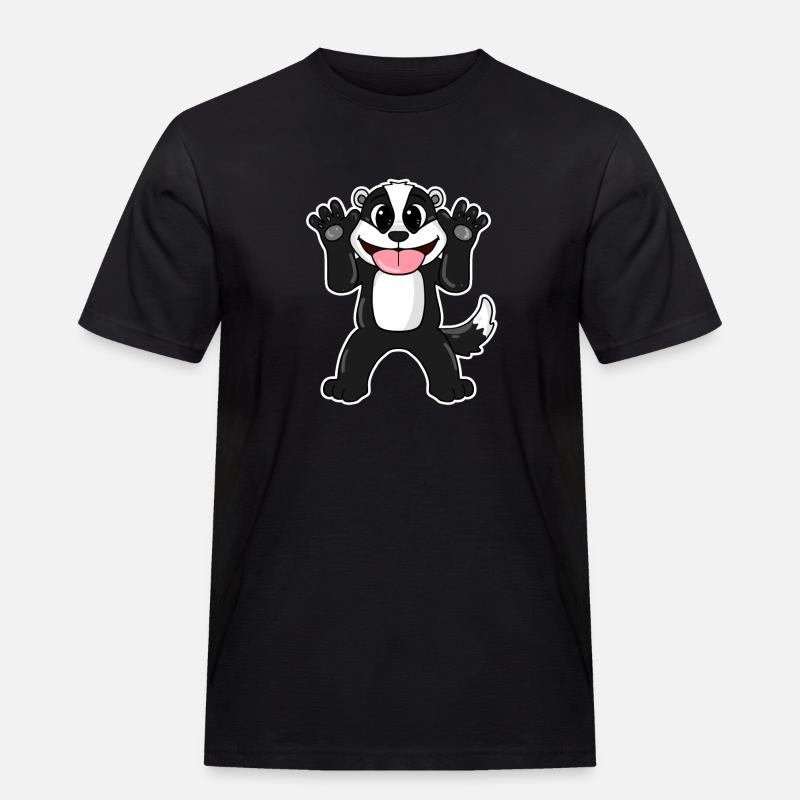 grevling grevling - Workwear T-Shirt for menn - svart