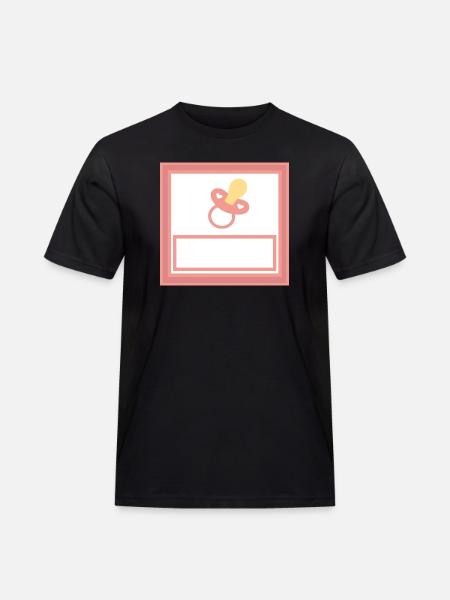 Personalize your own baby template - Men's Workwear T-Shirt - black
