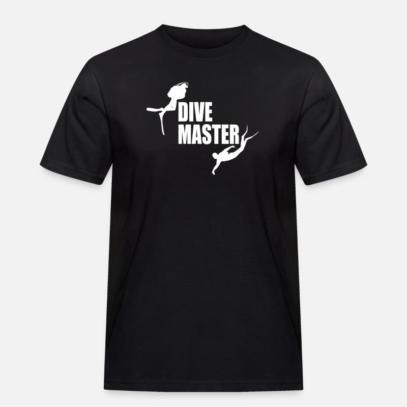 Divemaster Tauchen - Männer Workwear T-Shirt - Schwarz