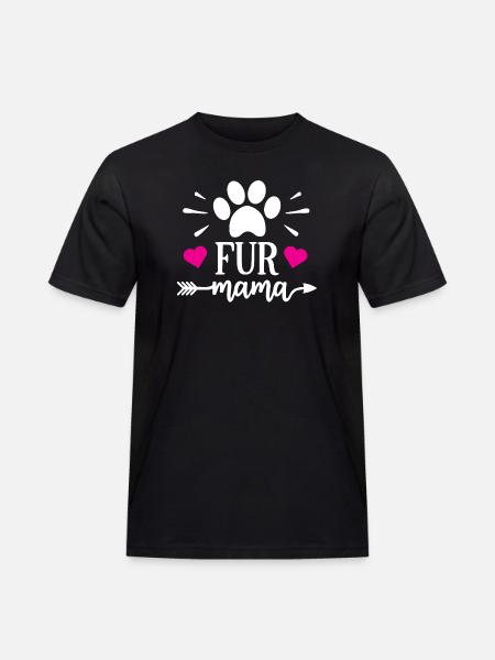 Maman à fourrure - T-shirt Workwear homme - noir