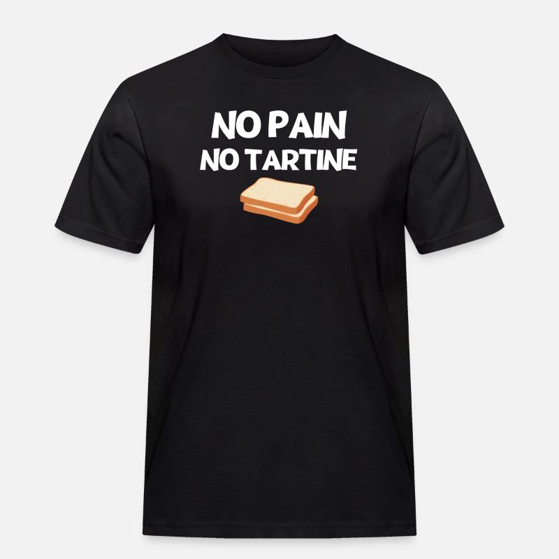 Bäcker, Bäcker, Bäcker - Männer Workwear T-Shirt - Schwarz