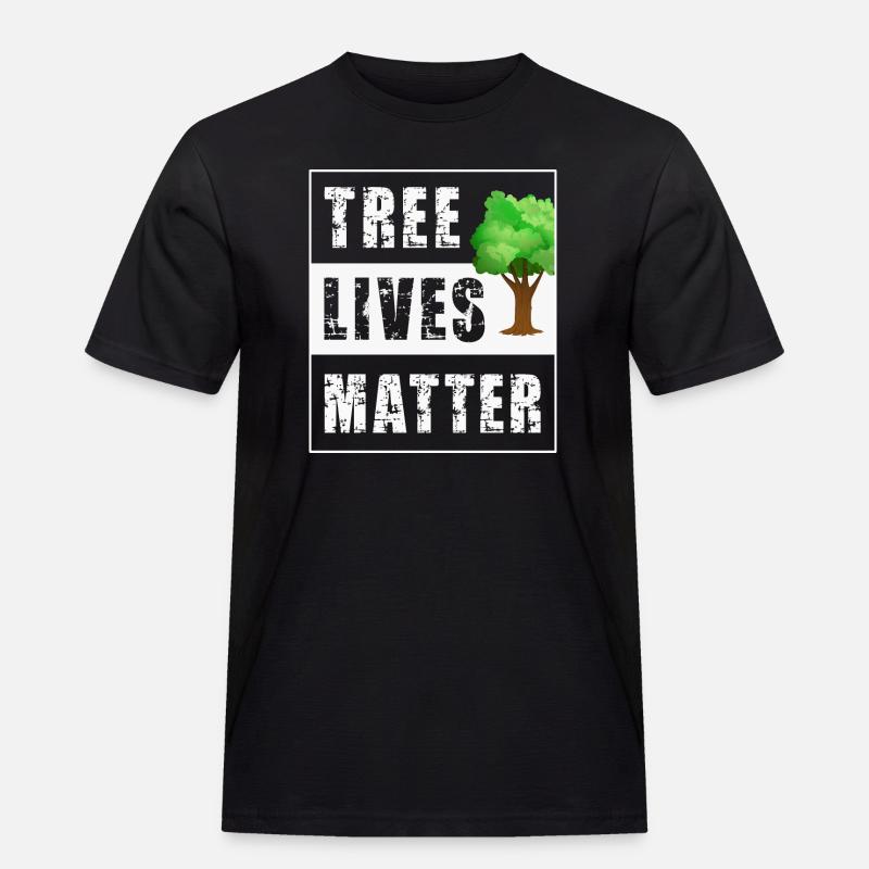 Tree Trees - Men's Workwear T-Shirt - black