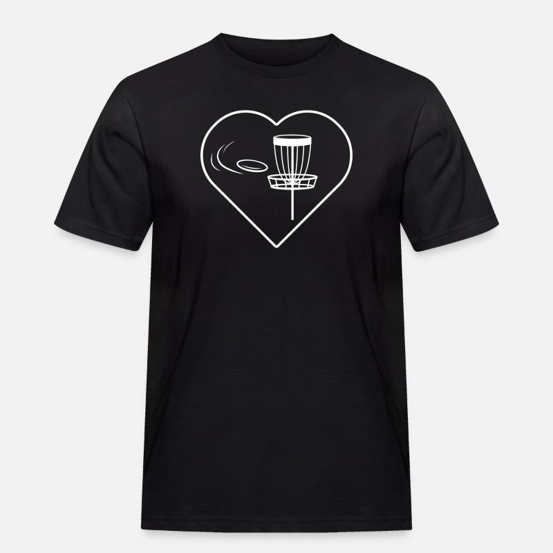 disc, golf disc, golf - Men's Workwear T-Shirt - black