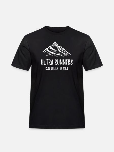 Ultraläufer laufen die Extrameile - Männer Workwear T-Shirt - Schwarz