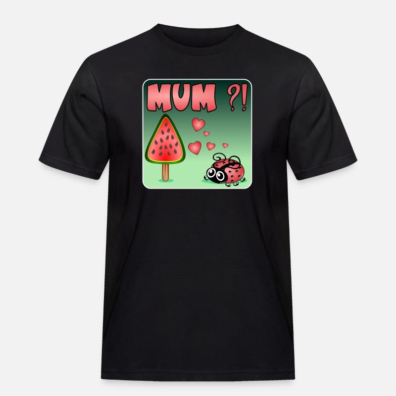 Wassermelone BUG - Männer Workwear T-Shirt - Schwarz