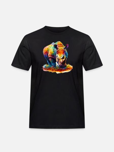 Rhinocéros - T-shirt Workwear homme - noir