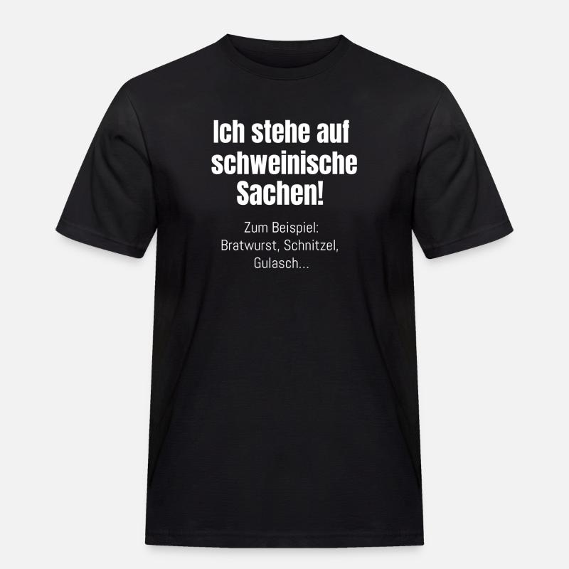 Trucs de cochon - T-shirt Workwear homme - noir
