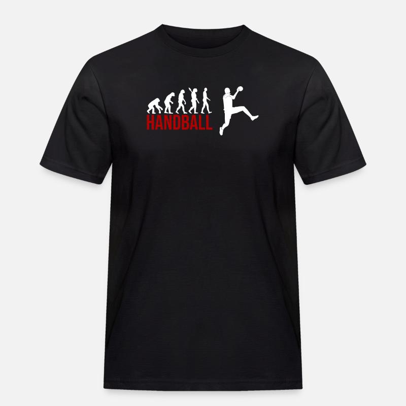 Evolution Handball - Männer Workwear T-Shirt - Schwarz