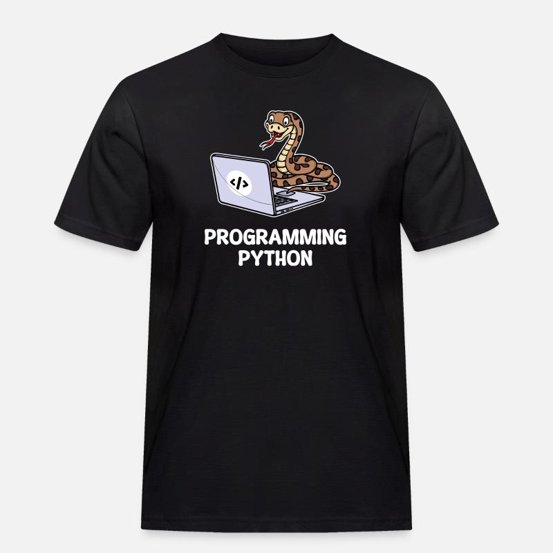 Scripting Programmer Computer Debug Developer - Men's Workwear T-Shirt - black