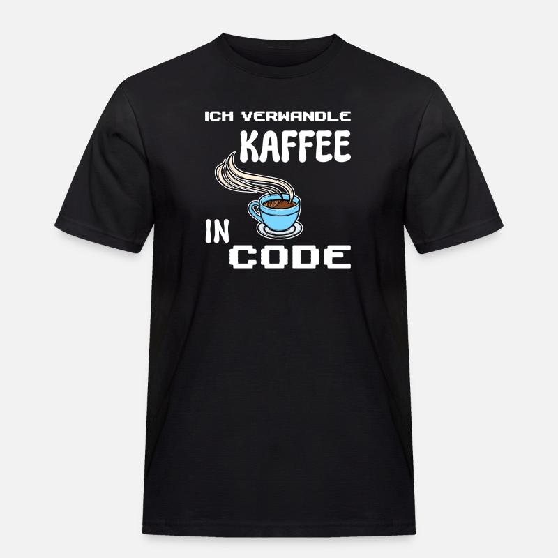 Développeur Computergeek Statement Codage Scripting - T-shirt Workwear homme - noir