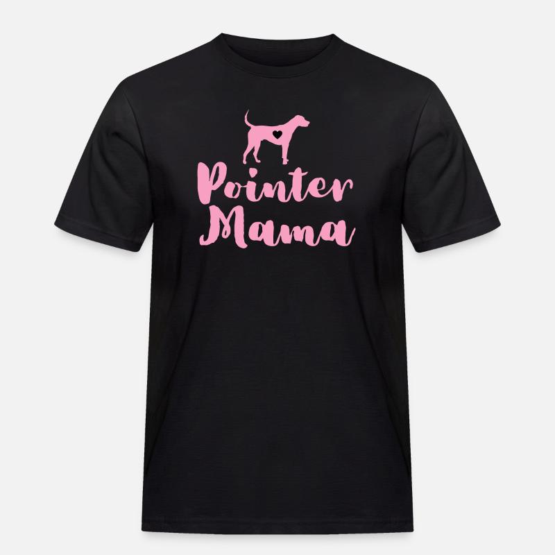 German Pointer Mom Pointer Mama - Men's Workwear T-Shirt - black