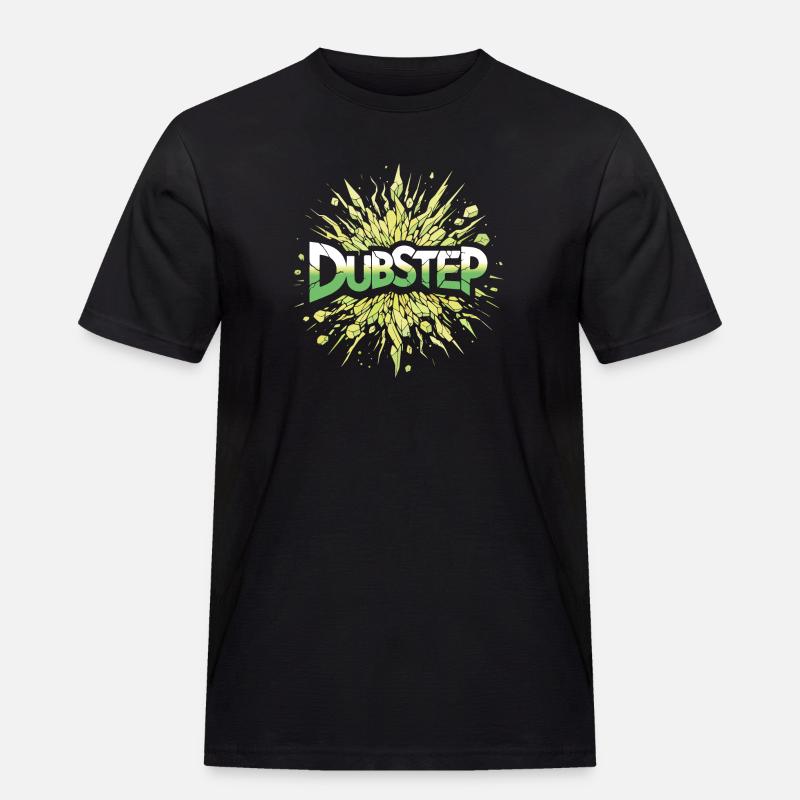 Dubstep-Explosion - Männer Workwear T-Shirt - Schwarz