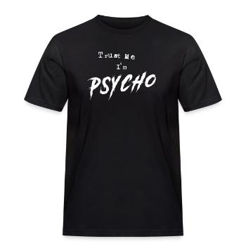 Psycho - T-shirt Workwear homme - noir - Devant - AI Model Male 178 light (178cm)