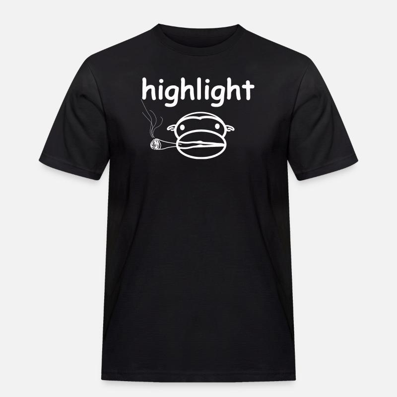 HIGHLIGHT - Männer Workwear T-Shirt - Schwarz