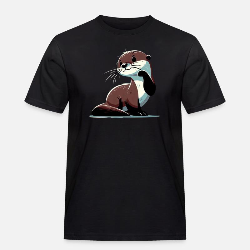 Odder - Herre Workwear T-Shirt - sort