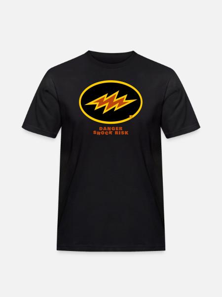 shock risk - Men's Workwear T-Shirt - black
