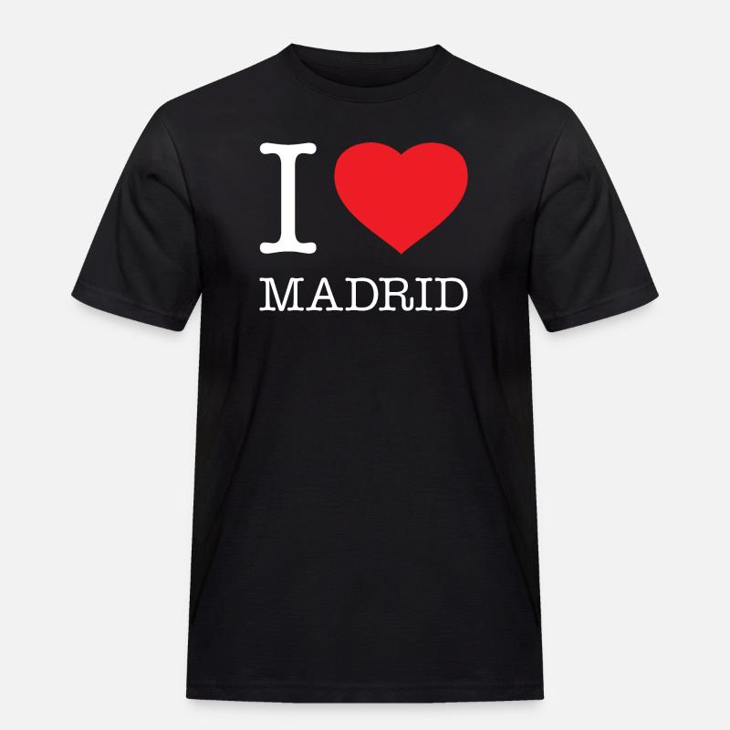 J’ADORE MADRID - T-shirt Workwear homme - noir