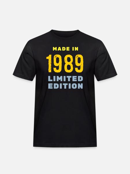 1989 - Men's Workwear T-Shirt - black