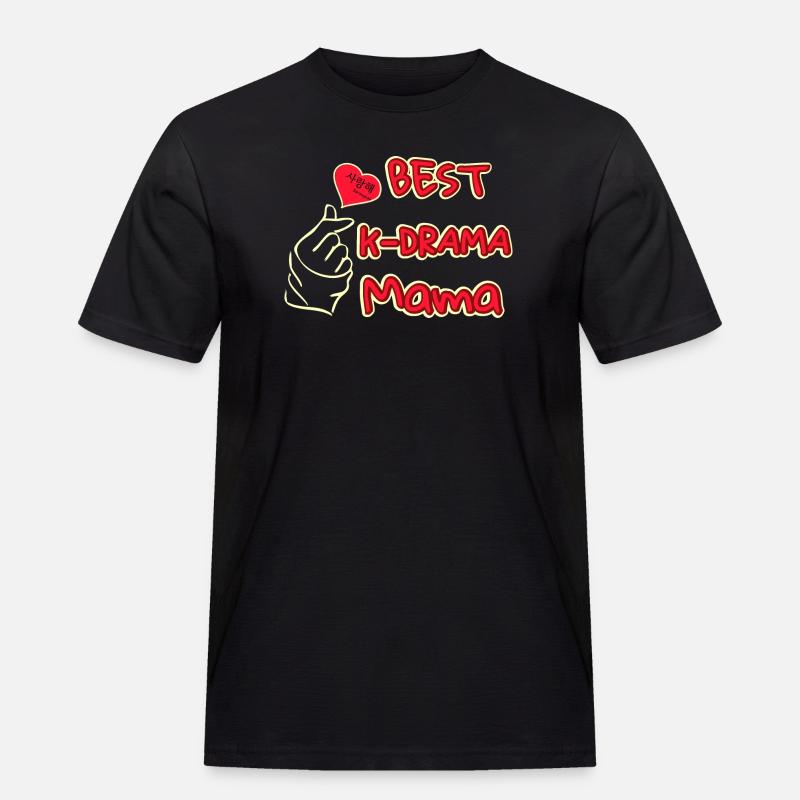 Beste Mutter beste kdrama Mama - Männer Workwear T-Shirt - Schwarz