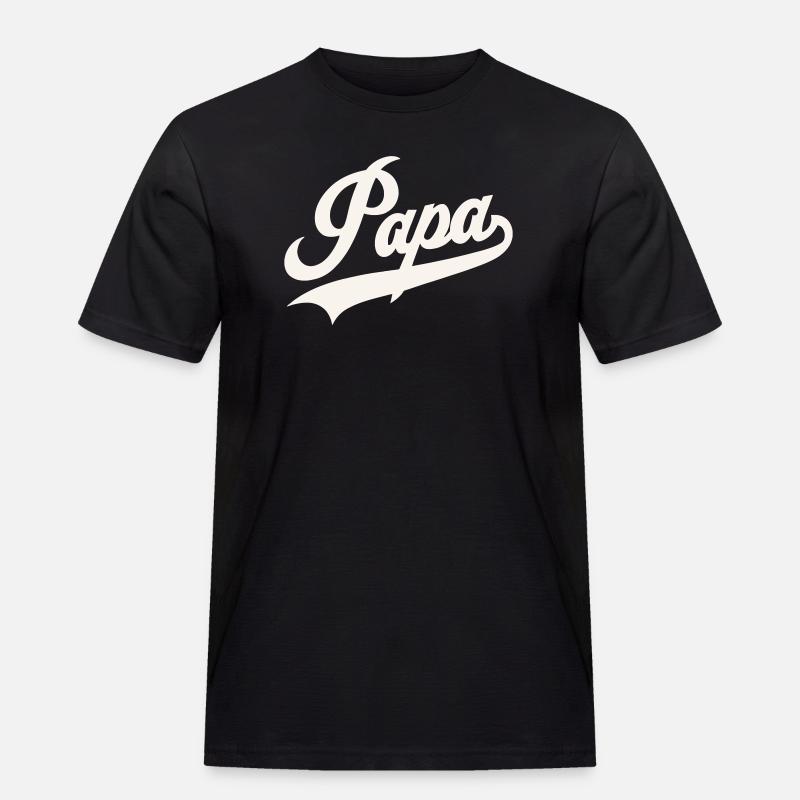 Script classique de Papa - T-shirt Workwear homme - noir