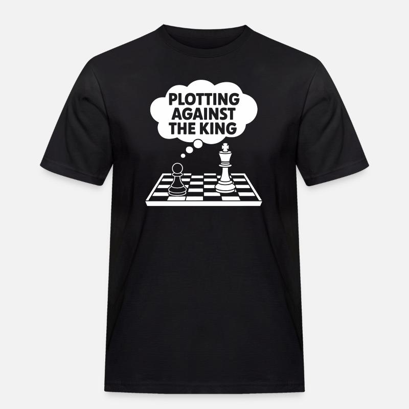 Plotting Against the King - Men's Workwear T-Shirt - black