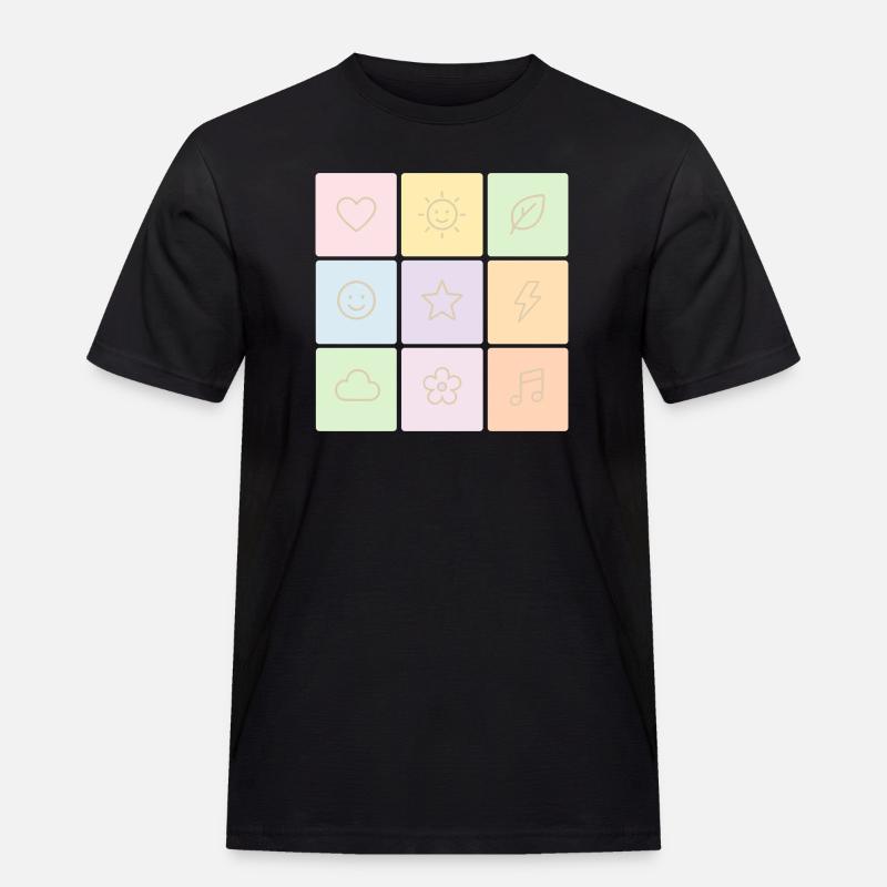 Ambiance Bento Pastel - T-shirt Workwear homme - noir