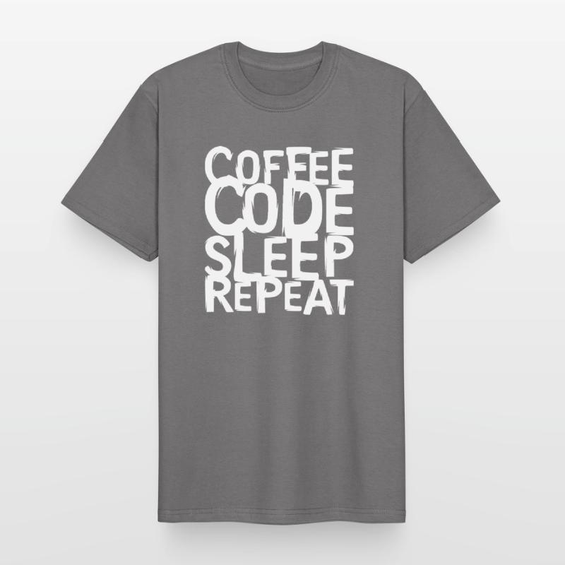coffee code Programmeur - Informatique Travail Logo T-shirt Workwear homme