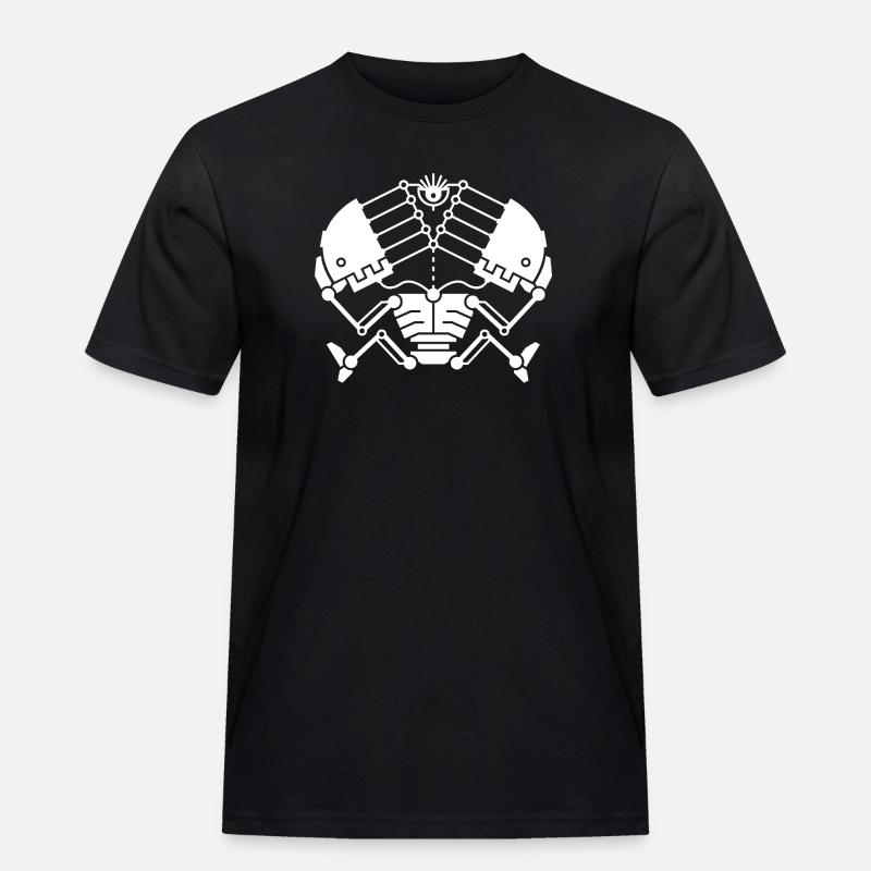 3rd Eye Robotics - white version - Men's Workwear T-Shirt - black