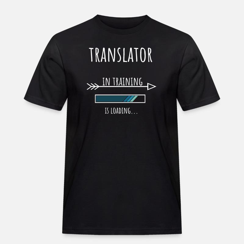 Translator Geschenk Beruf Ausbildung - Männer Workwear T-Shirt - Schwarz