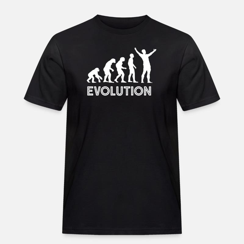 Judas Evolution - Männer Workwear T-Shirt - Schwarz