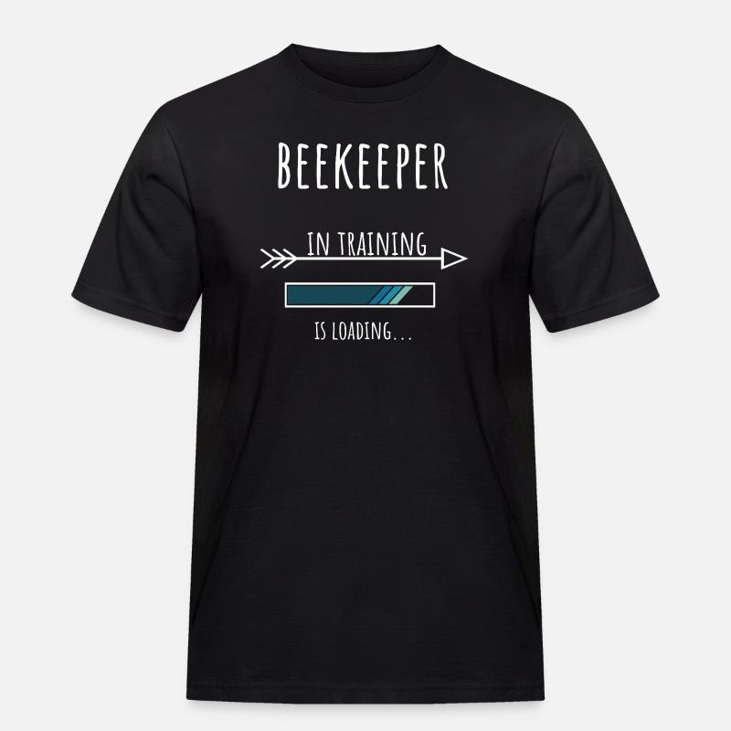 Beekeeper Geschenk Beruf Ausbildung Imker - Männer Workwear T-Shirt - Schwarz