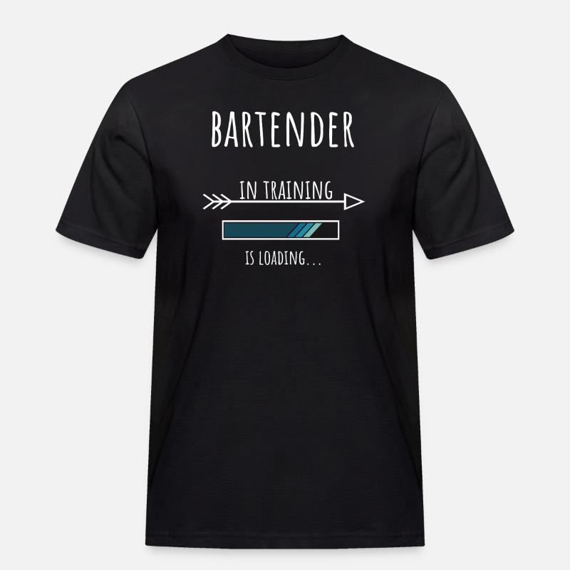 Bartender Gift Profession Training Bartender - Men's Workwear T-Shirt - black