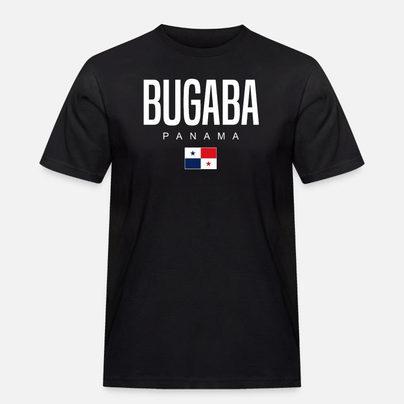 Bugaba Panama Panamaer - Männer Workwear T-Shirt - Schwarz