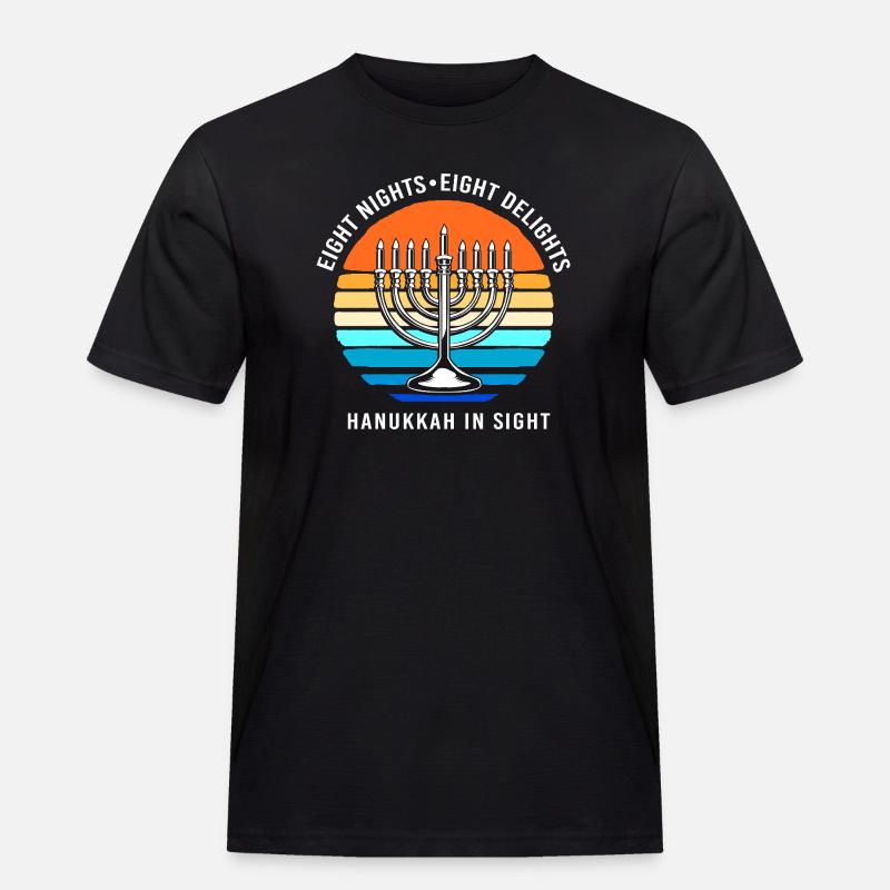 Hanoukka Hanoukka Hanoukka - T-shirt Workwear homme - noir