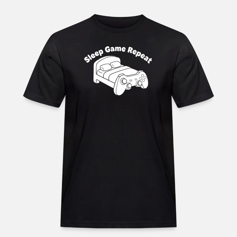 Gaming Bed Controller Design - Men's Workwear T-Shirt - black
