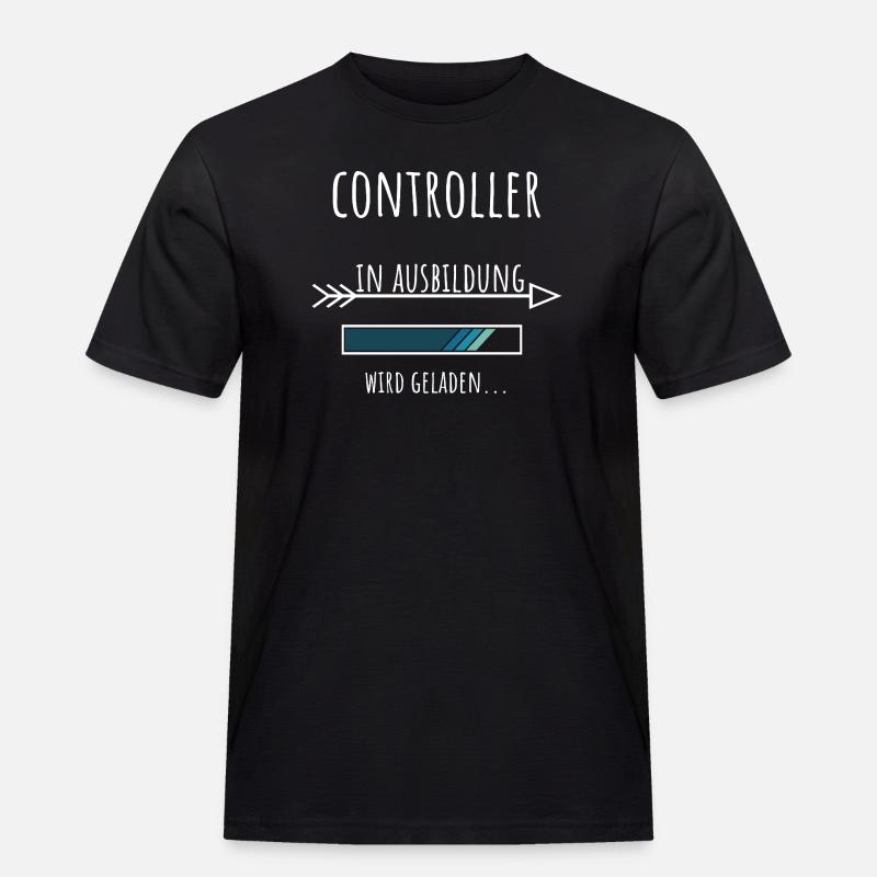 Controlling Studium Beruf Ausbildung Controller - Männer Workwear T-Shirt - Schwarz