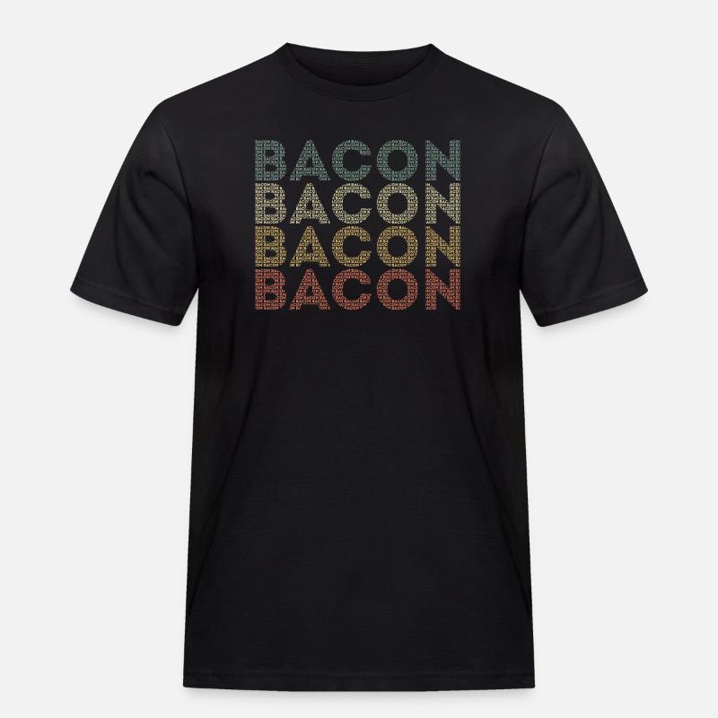 bacon - Men's Workwear T-Shirt - black