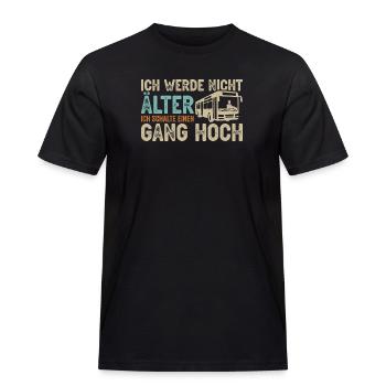 Linienbus Busfahrer Schulbus Busfahrerin Bus - Männer Workwear T-Shirt - Schwarz - Vorne - AI Model Male 178 light (178cm)