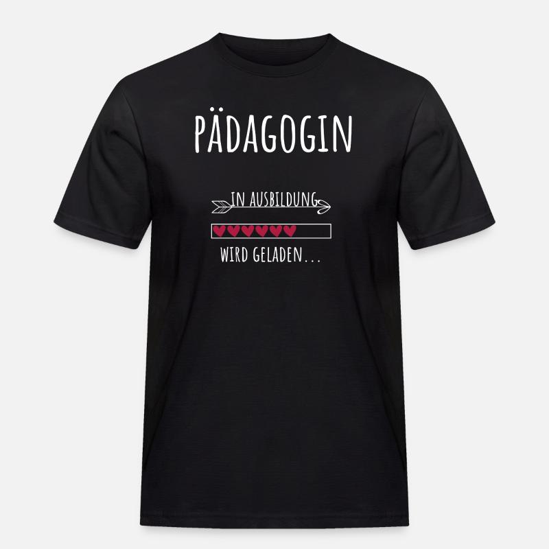 Studentin Beruf Ausbildung Pädagogin - Männer Workwear T-Shirt - Schwarz